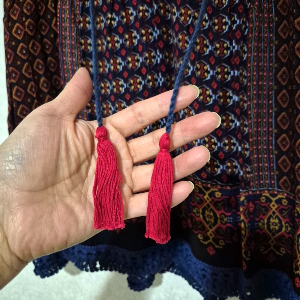Love Kyla Vibrant..bohemian Gipsy Geometric Fabric..SIZE:M - Picture 4 of 12